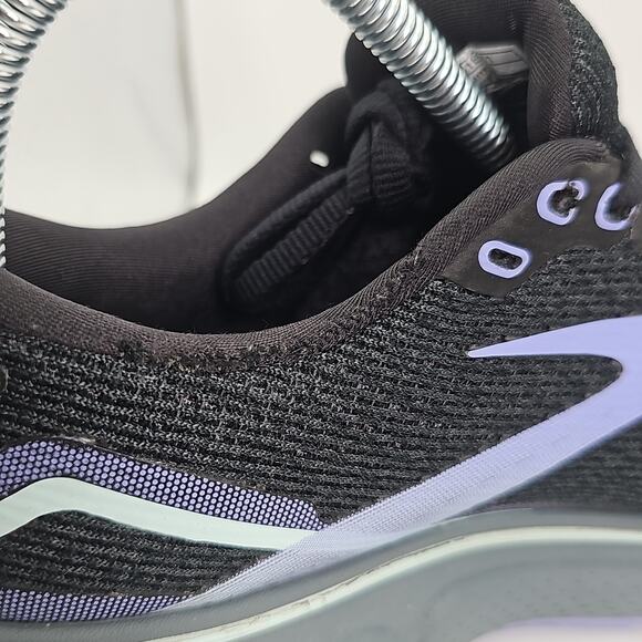 Brooks Ghost 15 Black Lilac Womens 6.5 Medium B Running Shoes 1203801B011 - Picture 8 of 12